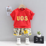 Summer Children Girls Fashion Clothes Baby Boys Cotton T Shirt Shorts