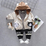 2021 Children Clothing Set Spring Autumn Baby Boys Girls Cartoon Hoodi