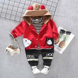 2021 Children Clothing Set Spring Autumn Baby Boys Girls Cartoon Hoodi