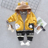 2021 Children Clothing Set Spring Autumn Baby Boys Girls Cartoon Hoodi