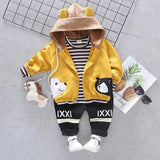 2021 Children Clothing Set Spring Autumn Baby Boys Girls Cartoon Hoodi