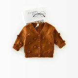 1-3 Years Old Baby Girl Sweater Child 17 Winter Ball In Hand Down Swea