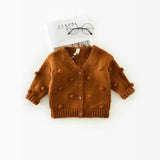 1-3 Years Old Baby Girl Sweater Child 17 Winter Ball In Hand Down Swea