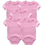 2021 Baby Rompers 5-pack infantil Jumpsuit Boy&girls clothes Summer