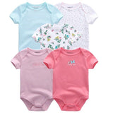 2021 Baby Rompers 5-pack infantil Jumpsuit Boy&girls clothes Summer