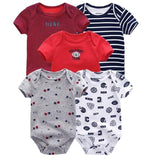 2021 Baby Rompers 5-pack infantil Jumpsuit Boy&girls clothes Summer