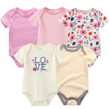 2021 Baby Rompers 5-pack infantil Jumpsuit Boy&girls clothes Summer