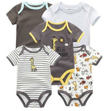 2021 Baby Rompers 5-pack infantil Jumpsuit Boy&girls clothes Summer