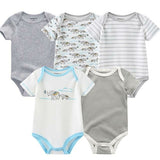 2021 Baby Rompers 5-pack infantil Jumpsuit Boy&girls clothes Summer