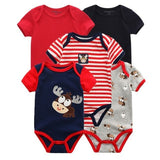 2021 Baby Rompers 5-pack infantil Jumpsuit Boy&girls clothes Summer