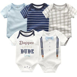 2021 Baby Rompers 5-pack infantil Jumpsuit Boy&girls clothes Summer
