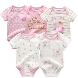 2021 Baby Rompers 5-pack infantil Jumpsuit Boy&girls clothes Summer