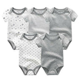 2021 Baby Rompers 5-pack infantil Jumpsuit Boy&girls clothes Summer