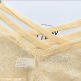 Sexy Panties Women Lace Low-Rise Solid Sexy Briefs Female Underwear Cross Strap Temptation Lingerie Ladies G String Thong