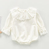 0-3Yrs Infant Baby Rompers Baby Girls Long Sleeve Floral Clothes Rompe