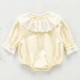 0-3Yrs Infant Baby Rompers Baby Girls Long Sleeve Floral Clothes Rompe