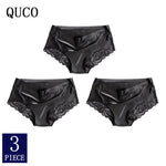 3pcs/lot QUCO Brand sexy Women Underwear High Quality Women Panties Seamless Calvin Underwear Solid  Lingerie underwear women