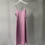 Toppies 2021 Women Satin Dress Party Luxury Shiny Sundress Sexy Imitation Silk Fashion Ladies Dress