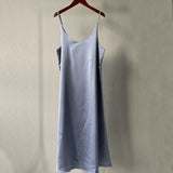 Toppies 2021 Women Satin Dress Party Luxury Shiny Sundress Sexy Imitation Silk Fashion Ladies Dress