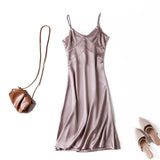 Toppies 2021 Women Satin Dress Party Luxury Shiny Sundress Sexy Imitation Silk Fashion Ladies Dress