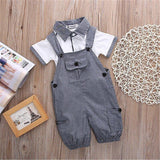 2PCS Set Baby Toddler Kids Boys Clothes T-shirt Tops + Pants Outfits