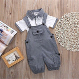 2PCS Set Baby Toddler Kids Boys Clothes T-shirt Tops + Pants Outfits