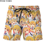 Anime Zero Ram Rem Board Shorts Anime Swimwear Quick Drying Swimsuits Male Anime Beach Boxer Trunks Shorts 3D Printed jogger - ENSEIGNE DENIS