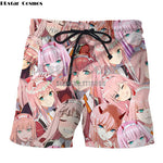 Anime Zero Ram Rem Board Shorts Anime Swimwear Quick Drying Swimsuits Male Anime Beach Boxer Trunks Shorts 3D Printed jogger - ENSEIGNE DENIS