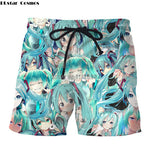 Anime Zero Ram Rem Board Shorts Anime Swimwear Quick Drying Swimsuits Male Anime Beach Boxer Trunks Shorts 3D Printed jogger - ENSEIGNE DENIS