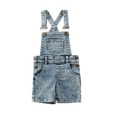 Children's Denim Overalls Baby Jeans Shorts Baby Boys Girls Pants
