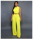 Women v-neck wide leg pants rompers women jumpsuit sexy jumpsuits for women 2018 women's jumpsuits plus size