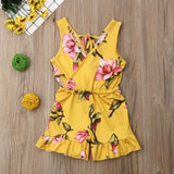 Summer Fashion Cool Vogue Stylish Kids Girls Twins Sisters Belted