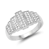 14K White Gold Plated 0.26 Carat Genuine White Diamond .925 Sterling