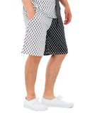 Two Print Ying-Yang Shorts