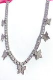 So Icy Butterfly Choker