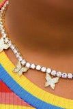 So Icy Butterfly Choker
