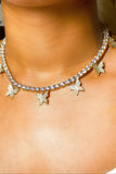 So Icy Butterfly Choker