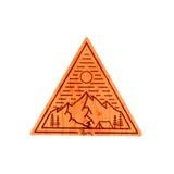 Base Camp Triangle Wood Sticker