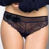 Luxury Sheer Lace Tanga Panty Lise Charmel Fleur de Kerala