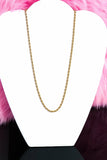Unisex Rope Chain Gold