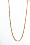 Unisex Rope Chain Gold