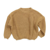 1 5Yrs Winter Kids Girls Fleece knitted Pullover Sweaters Cotton Autmn