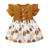 0 3T Baby Girl Dress Toddler Girl Dresses Long Sleeve Infant Corduroy