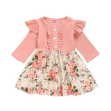 0 3T Baby Girl Dress Toddler Girl Dresses Long Sleeve Infant Corduroy