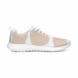 Women's Athletic Sneakers, Low Top Canvas Running Shoes - Retro Pink &