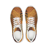 Womens Sneakers, Brown And Gold Multiprint Style Athletic Running